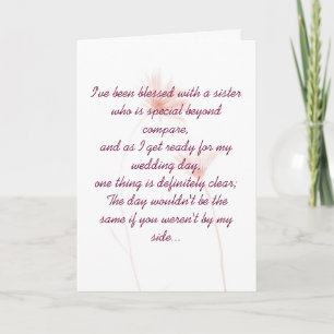 Maid Of Honour Invitation