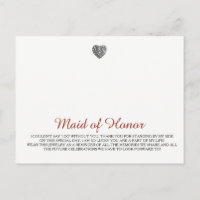 Maid of Honour Jewellery Template