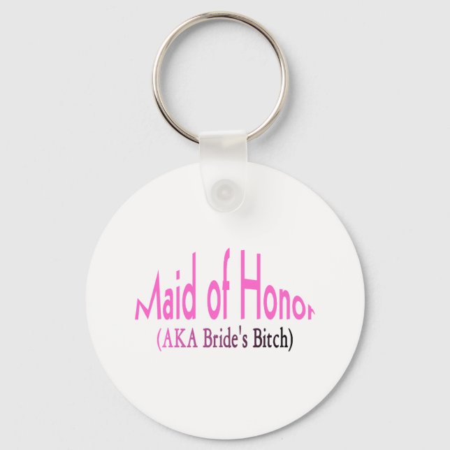 Maid Of Honour Keychain (Front)