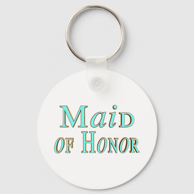 Maid Of Honour Keychain (Front)