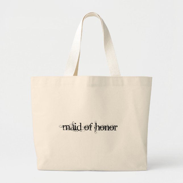 Maid of Honour Large Tote Bag (Front)