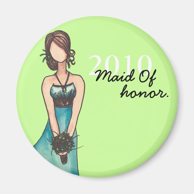 Maid Of Honour Magnet (Front)