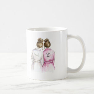 Maid of Honour? Mug Brunette Bride Brunette Maid