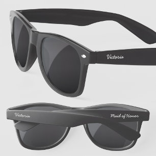 Maid of Honour Personalized Script Name Sunglasses