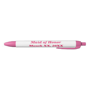 Maid of Honour Pink Moustache Pen