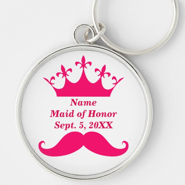 Maid of Honour Premium Keychain (Front)