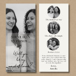 Maid of Honour Proposal Photo Memory Collage Save The Date<br><div class="desc">Ask your best friend to be your maid of honour with this heartfelt photo card. Featuring a full-size photo on the front and a customizable memory collage on the back,  it’s the perfect keepsake for celebrating your journey together.</div>