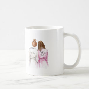 Maid of Honour? Red Bun Bride Br Long Maid Coffee Mug