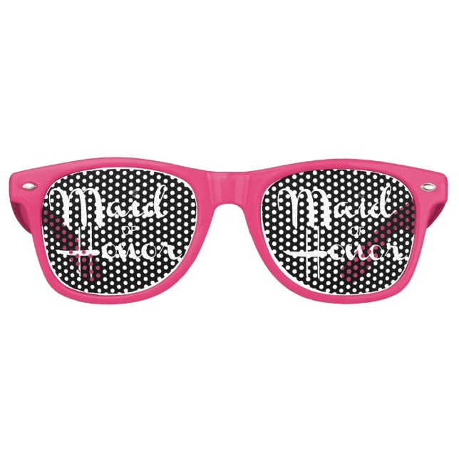 Maid of Honour Retro Script Sunglasses (Front)