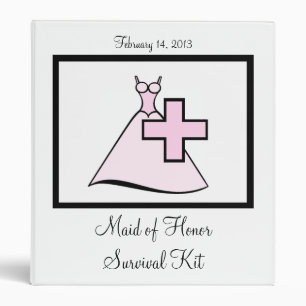 Maid of Honour Survival Kit Binder