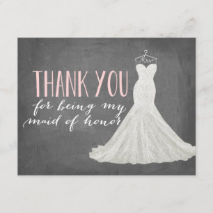 Maid Of Honour Thank You   Bridesmaid