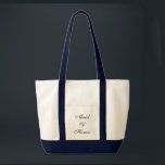 Maid of Honour Tote<br><div class="desc">Tote bag shown in natural/navy blue with text; Maid of Honour. Customize this item or buy as is.</div>