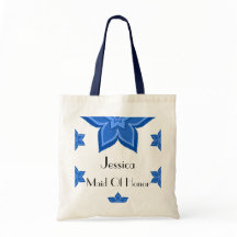 Maid Of Honour Wedding Blue Flower