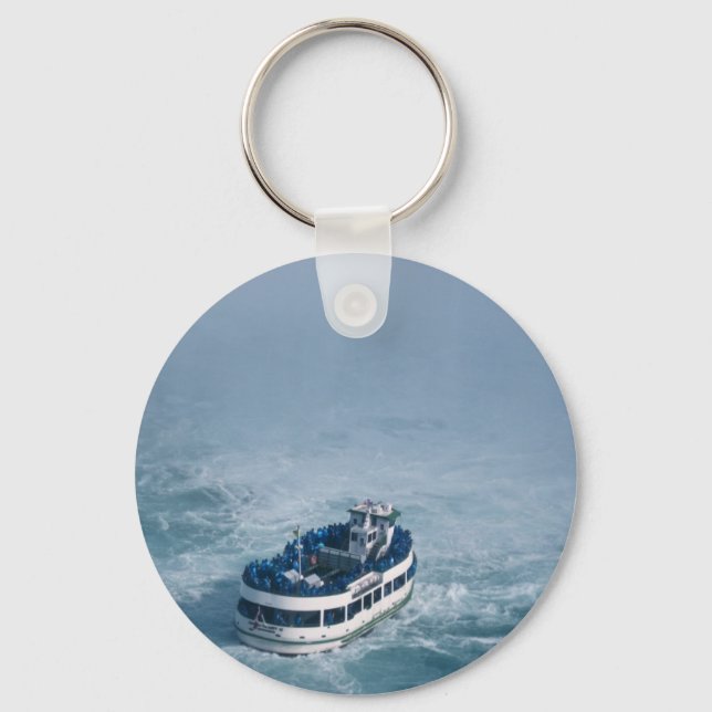 Maid of the Mist Close Up Niagara Falls, Canada Keychain (Front)