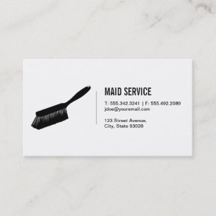 Maid Service Business Card