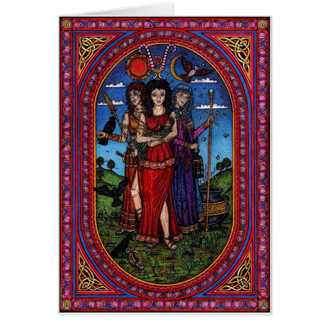 maid to crone, the Morr'igan, Isis and Hecate rb (Front)