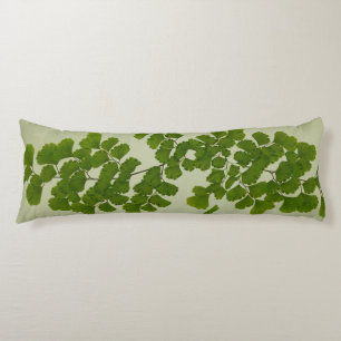 Maiden Hair Fern Frond Body Pillow