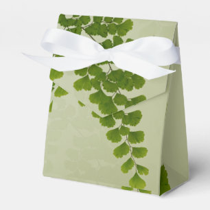 Maiden Hair Fern Frond Favor Box