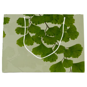 Maiden Hair Fern Frond Large Gift Bag