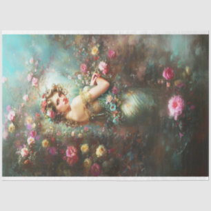 Maiden in the Garden Two  Tissue Paper