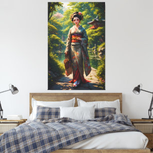 Maiden of the Green Garden Canvas Print