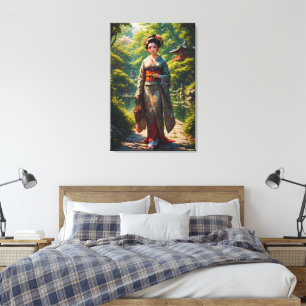 Maiden of the Green Garden Canvas Print