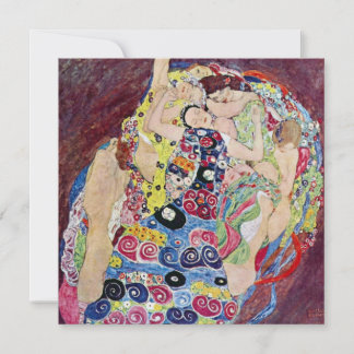 Maiden (Virgin), Gustav Klimt, Vintage Art Nouveau