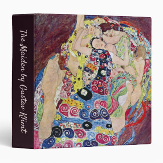 Maiden (Virgin), Gustav Klimt, Vintage Art Nouveau Binder