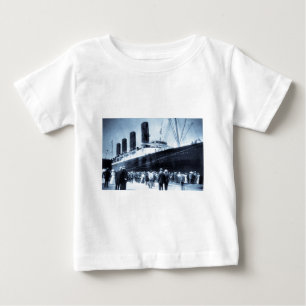 Maiden Voyage of RMS Lusitania, 13 Septemeber 1907 Baby T-Shirt