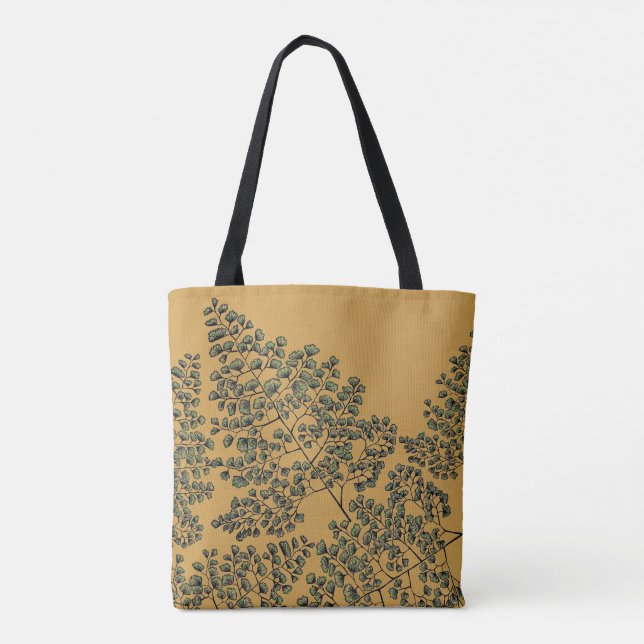Maidenhair Fern Tote Bag (Back)