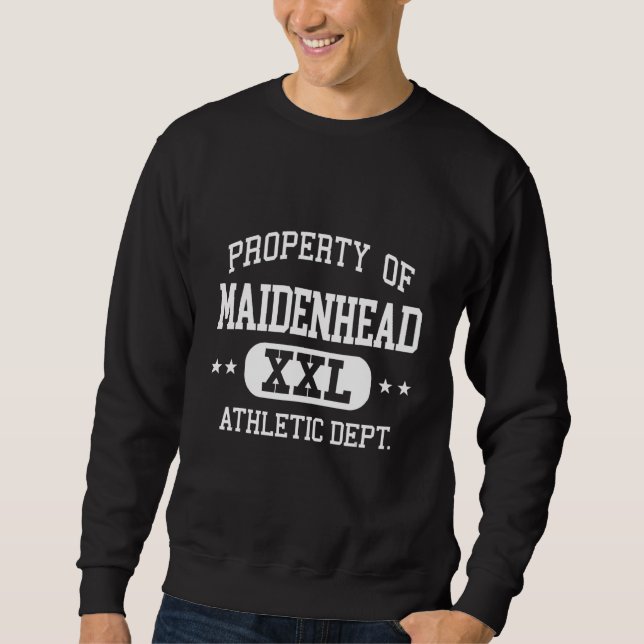 Maidenhead Retro Athletic Property Dept 1 Sweatshirt (Front)