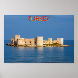 Maiden's Castle, Turkey Poster