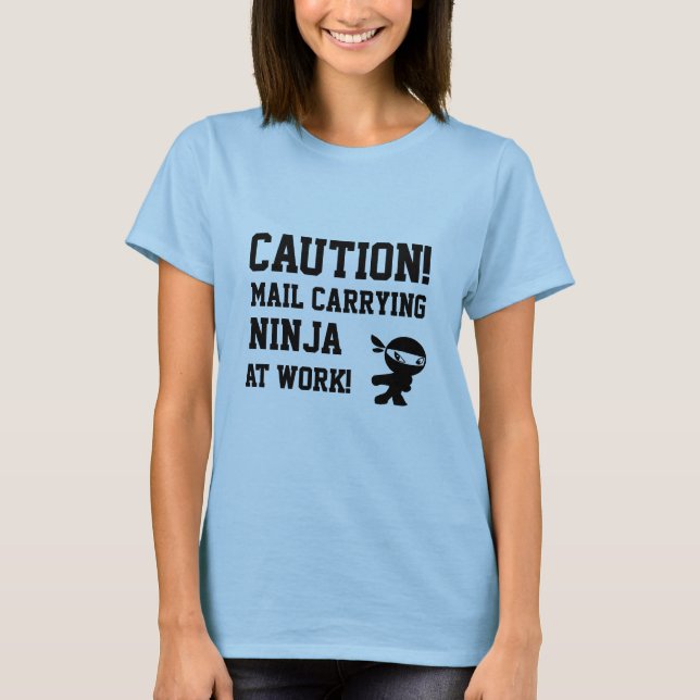 Mail carrier Ninja T-shirt (Front)