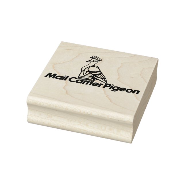 Mail Carrier Pigeon                                Rubber Stamp (Stamp)