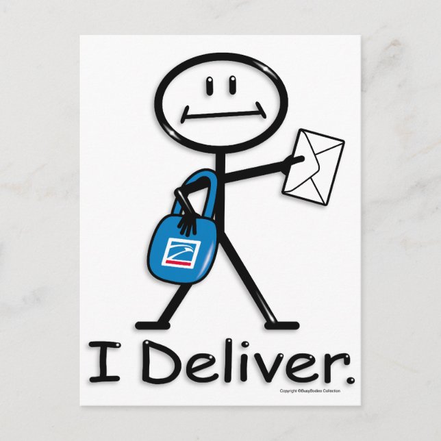 Mail Carrier Postcard (Front)