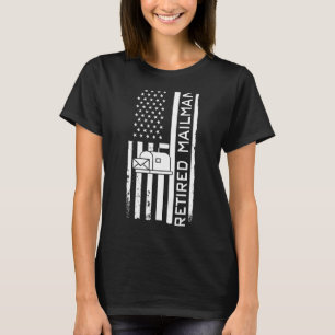 Mail Carrier Retro Vintage Postal Worker Usa Us Fl T-Shirt