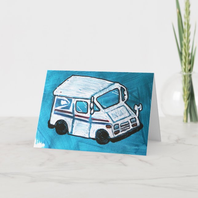 Mail Carrier Vehicle                               Card (Front)