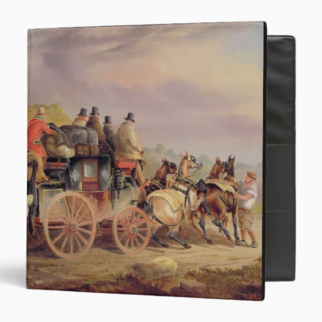 Mail Coaches on the Road: The 'Quicksilver' Devonp Binder (Front/Inside)