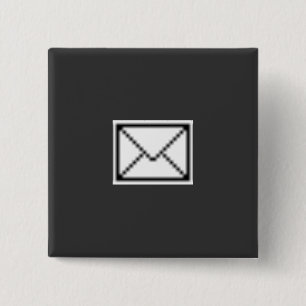 Mail Icon novelty 2 Inch Square Button