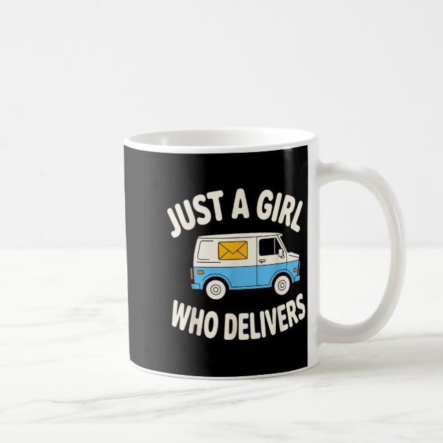 Mail Lady Design For Women Girls Stal Worker Mail  Coffee Mug (Right)