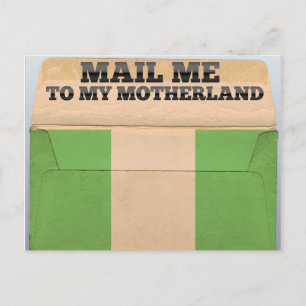 Mail me to Nigeria Postcard