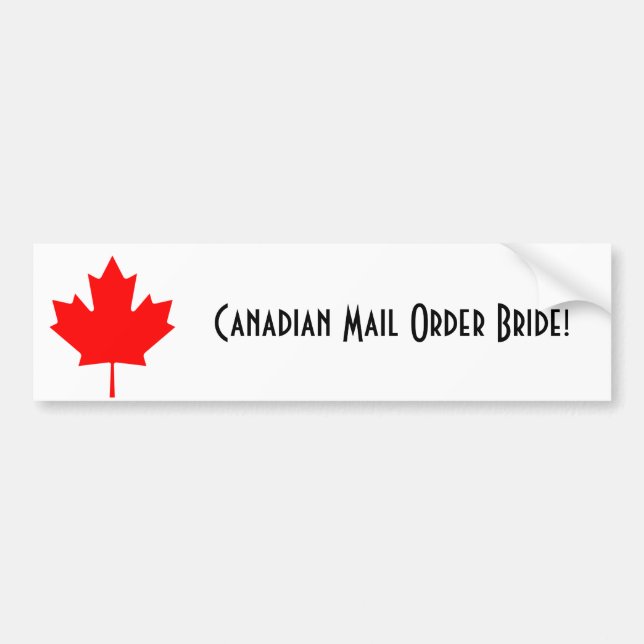 Mail Order Bride Bumper Sticker (Front)