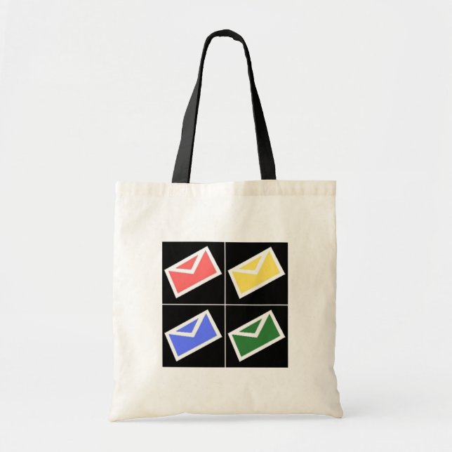 Mail Pop Art Tote Bag (Front)