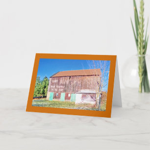 Mail Pouch barn on the National Pike Card