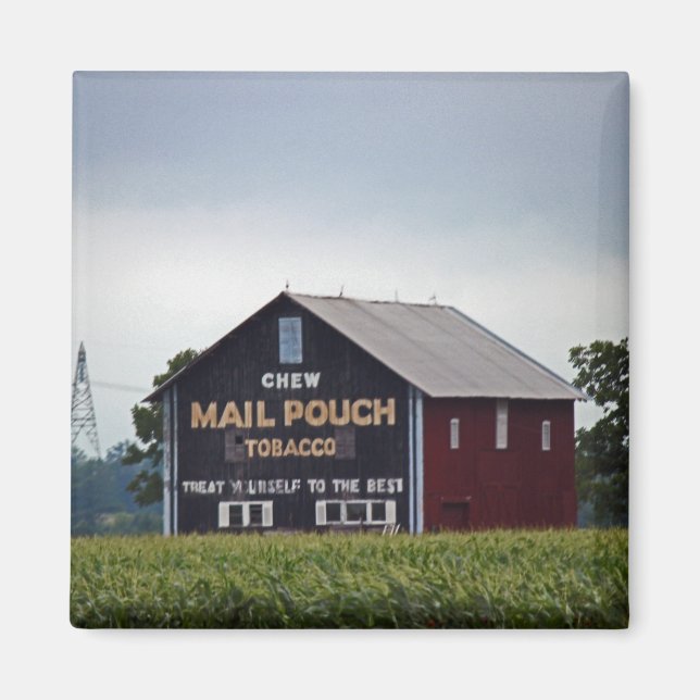 Mail Pouch Tobacco Barn Magnet (Front)