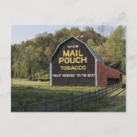 Mail Pouch Tobacco sign on a barn in rural Jackson