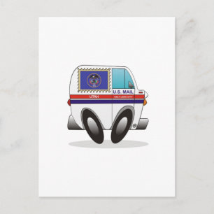 Mail Truck UTAH Postcard