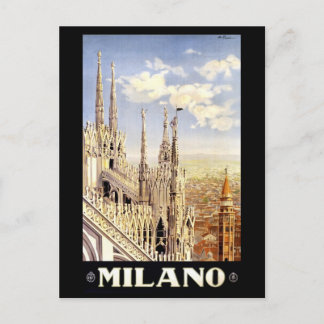 Mailand Vintage Reise Postcard