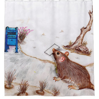 Mailbox Molly Shower Curtain