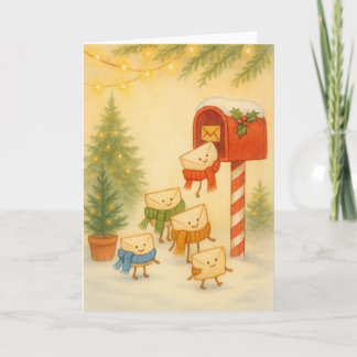 Mailbox to the North Pole - Winter Warmup Holiday Card